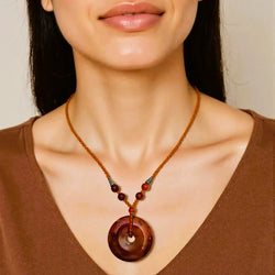 Brown Agate Necklace