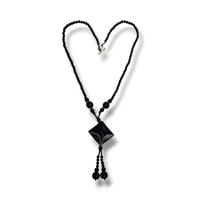 Square Imitation Necklace