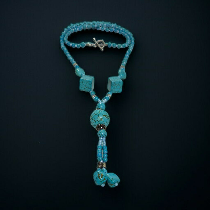 Turquois Blue Color Imitation